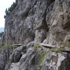 Il sentiero Corbellini, in bilico sulle Dolomiti Pesarine